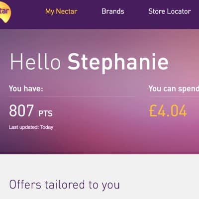 how much are my nectar points worth