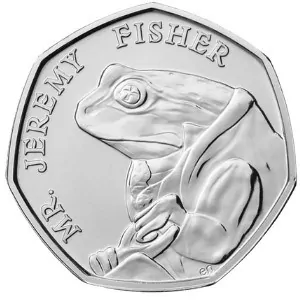 Mr Jeremy Fisher 50p