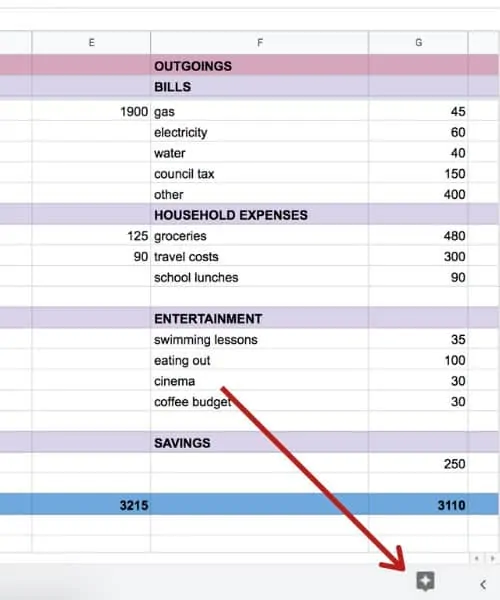 how to budget money uk