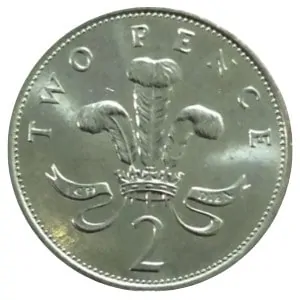 Rare 2p coins UK
