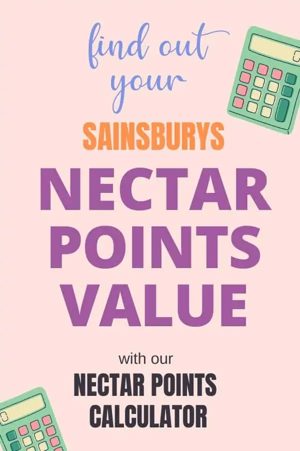 easy nectar points calculator