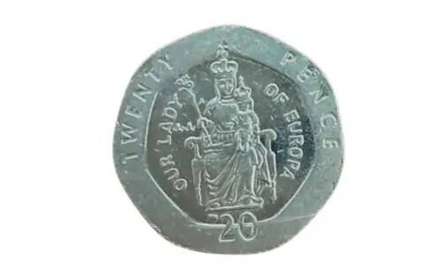 rare 20p coins Our-Lady-of-Europa-20p-coin