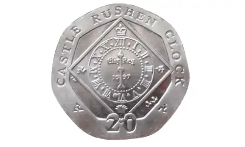 castle-rushen-clock-20p rare 20p coins