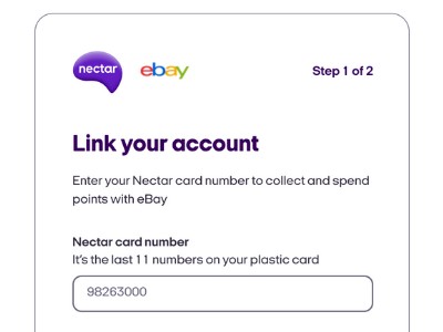 converting nectar points to eBay vouchers