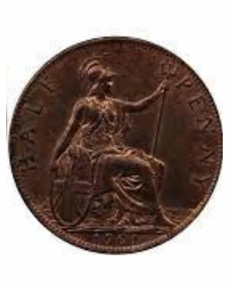 The 1901 Bronze Victoria Old Head Penny