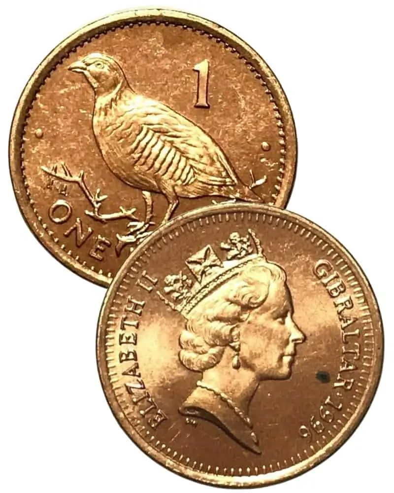 The 1994 Gibraltar Barbary Partridge Penny