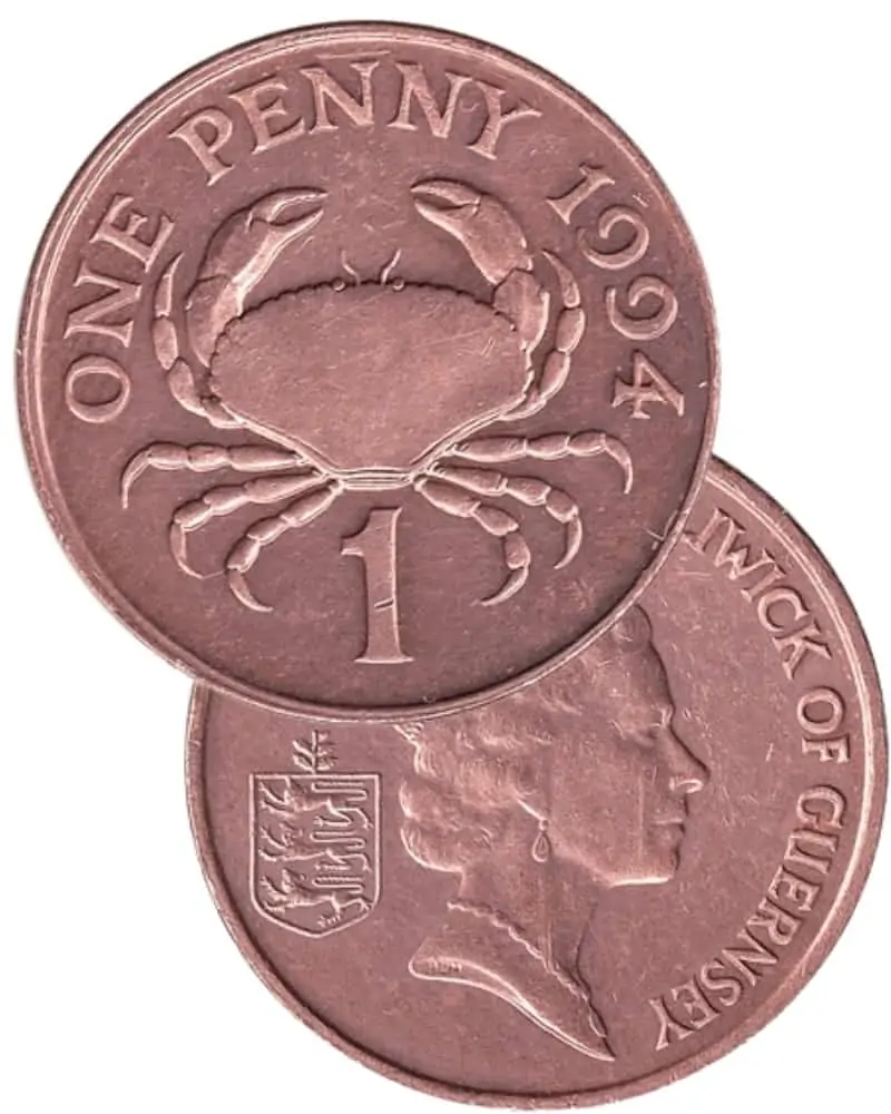 The 1997 Guernsey Crab Penny